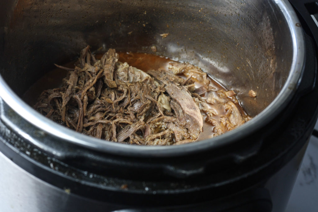 Instant Pot Mexican Shredded Beef Recipe via Mince Republic
