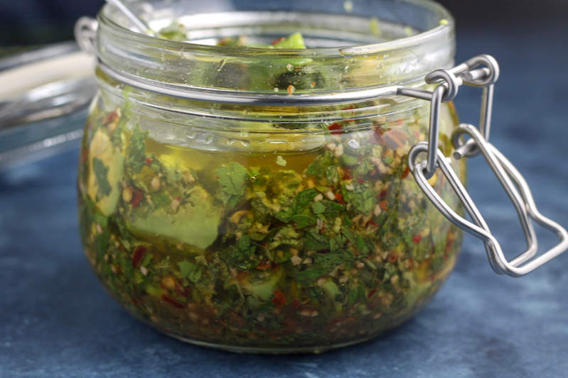 Avocado Chimichurri | A simple garnish for any dish you like but especially grilled meats and vegetables #lowcarb #keto #paleo | mincerepublic.com
