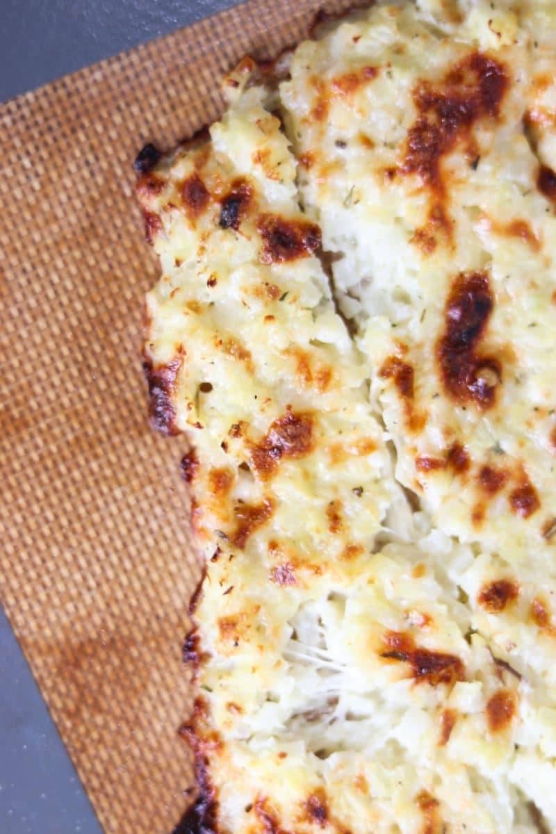 Cheesy Cauliflower Breadsticks