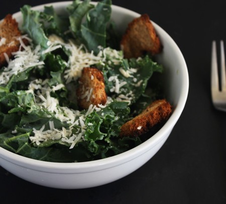 Kale Caesar with Homemade Croutons Recipe - Mince Republic