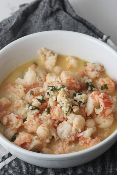Langostino with Garlic Herb Butter recipe from Mince Republic