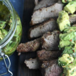 Grilled Tri-tip with Avocado Chimichurri | Tender trip-tip with a flavorful Avocado Chimichurri | mincerepublic.com
