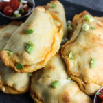 Buffalo Chicken Empandas Recipe (Keto) | #keto #lowcarb #gameday | mincerepublic.com