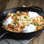 Buffalo Chicken Totchos Recipe | Made with Cauliflower tots or regular! | mincerepublic.com