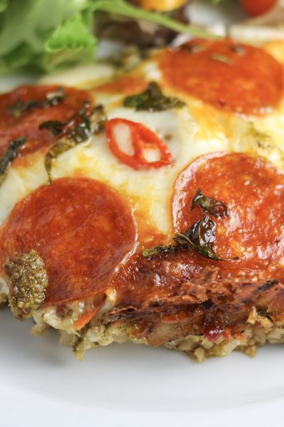 Pizza Casserole recipe | Your favorite pizza toppings in casserole form! | #keto #lowcarb | mincerepublic.com