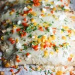 Buffalo Chicken Enchiladas
