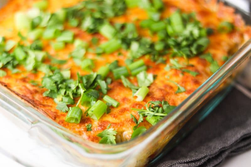 Low Carb Beef Enchilada Casserole | #keto #lowcarb | mincerepublic.com