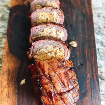 macaroni and cheese bacon wrapped fatty