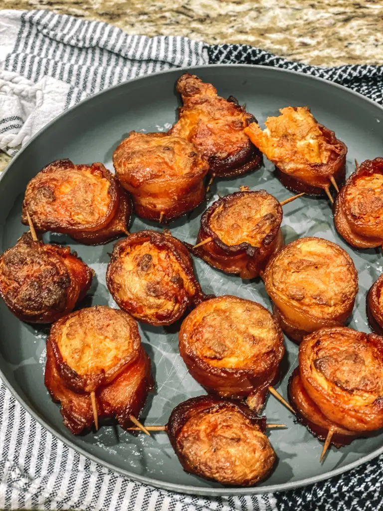 pig shot appetizer on a plate