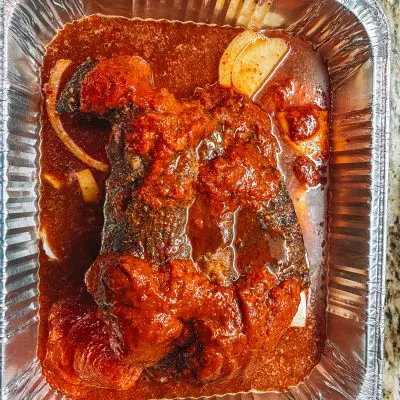 finished smoked then braised beef barbacoa recipe